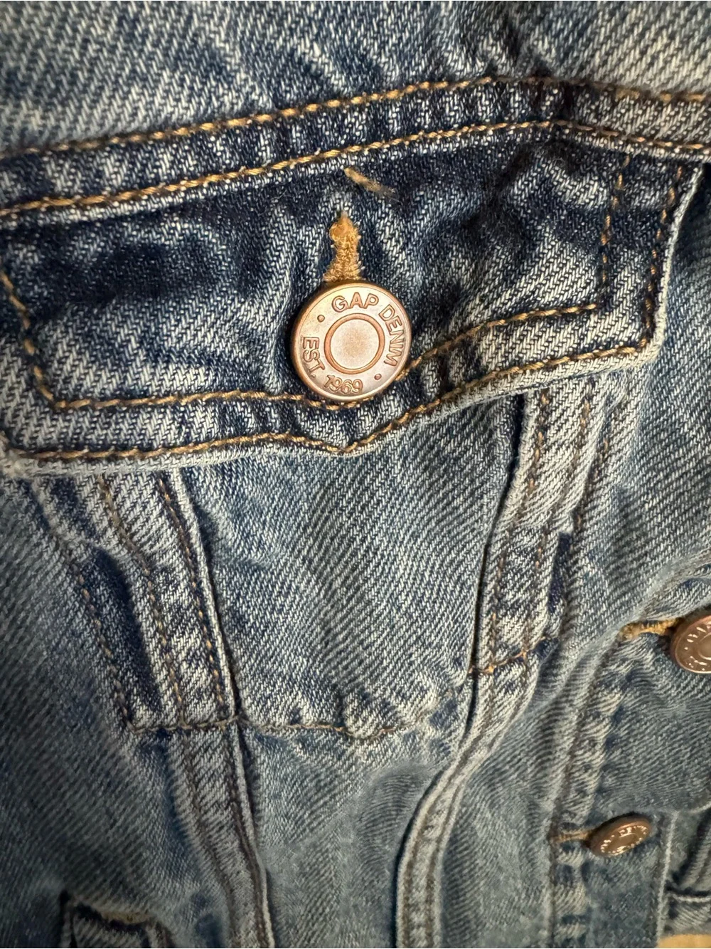 GAP girls Light Blue Classic Denim Jacket